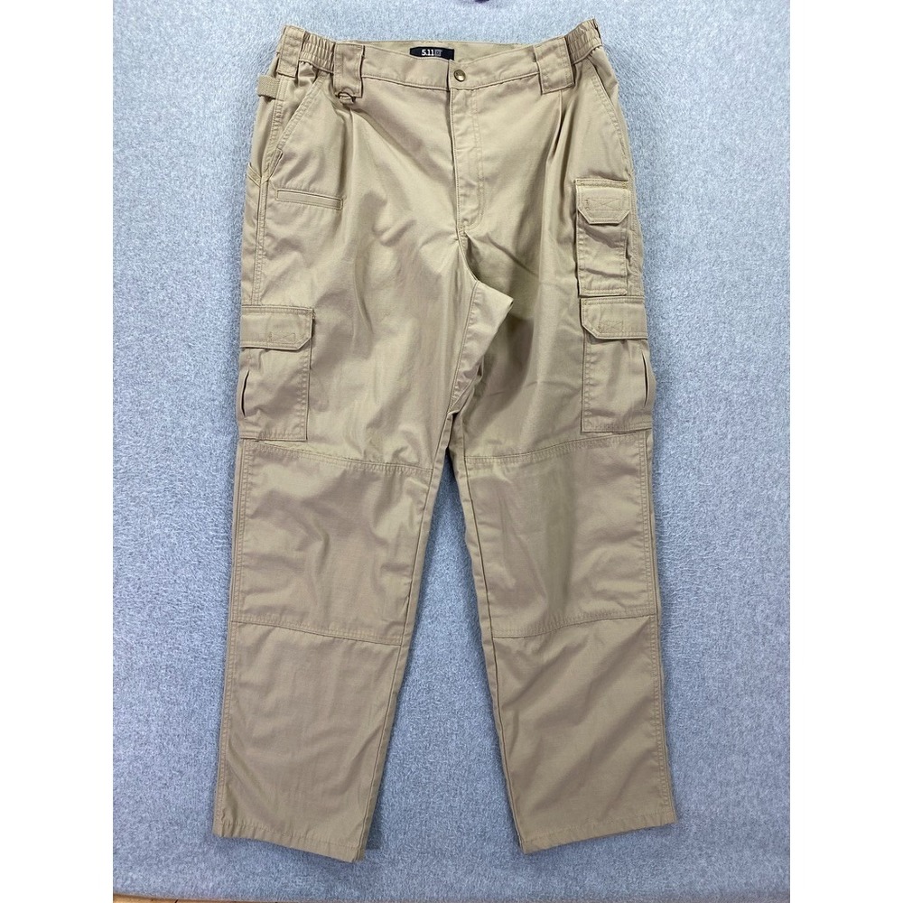 5.11 Tactical Pants Men 40x34 Taclite Pro Ripstop Cargo Beige 74273 (Fits 36x31)